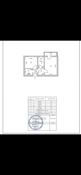 Apartament cu 2 camere decomandat în Lujerului