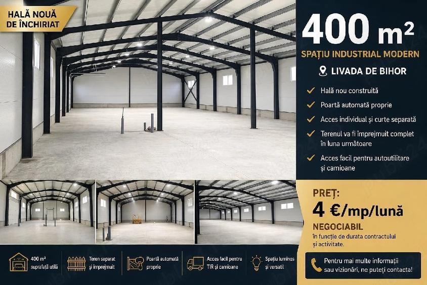 Spațiu comercial, de 400 mp, în Livada de Bihor