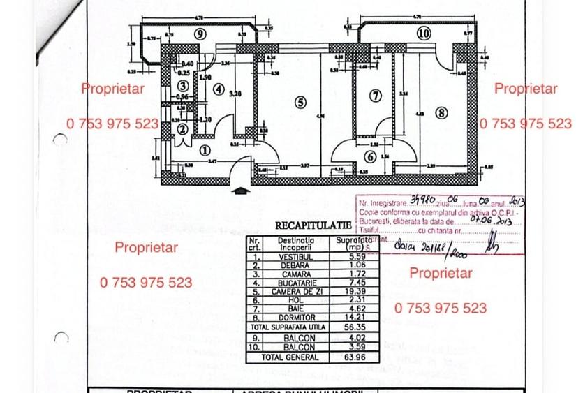Apartament cu 2 camere semidecomandat în Herăstrău