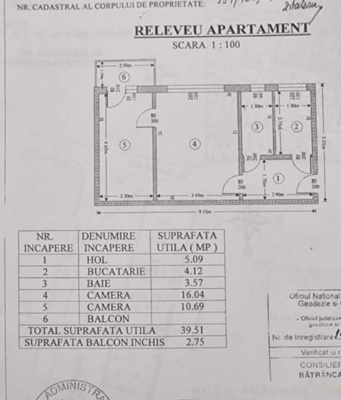 Apartament cu 2 camere semidecomandat în Malu Roșu