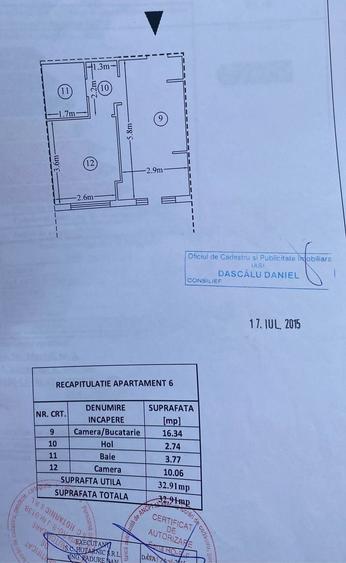 Apartament cu 2 camere semidecomandat, mobilat în Podu Roș