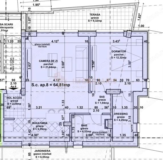 Apartament cu 2 camere în Independenței
