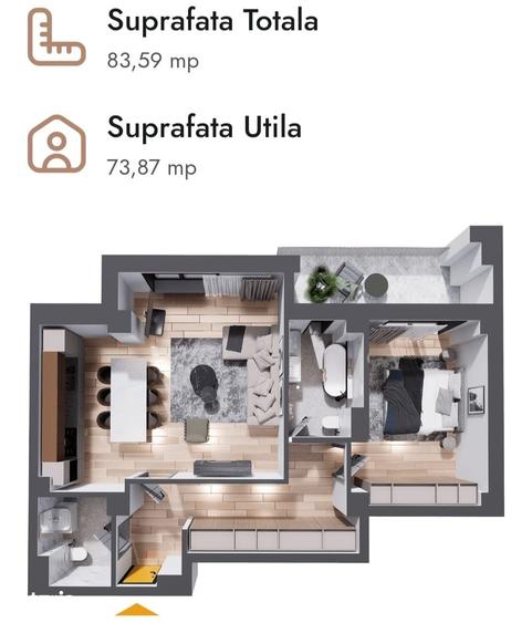 Direct Dezvoltator 2 camere tip 2E B Home Residence fara comision - 2