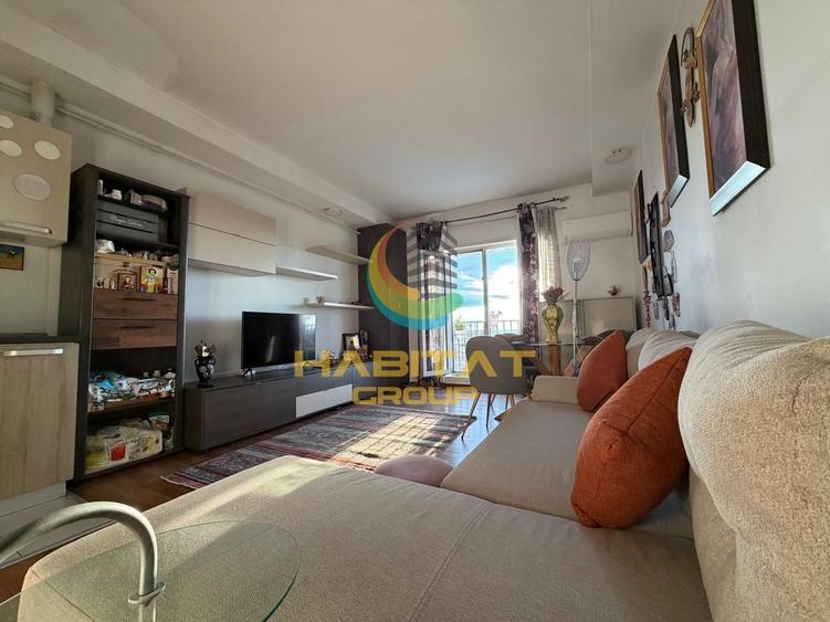 Apartament cu 2 camere semidecomandat, mobilat în Ștefăneștii de Jos