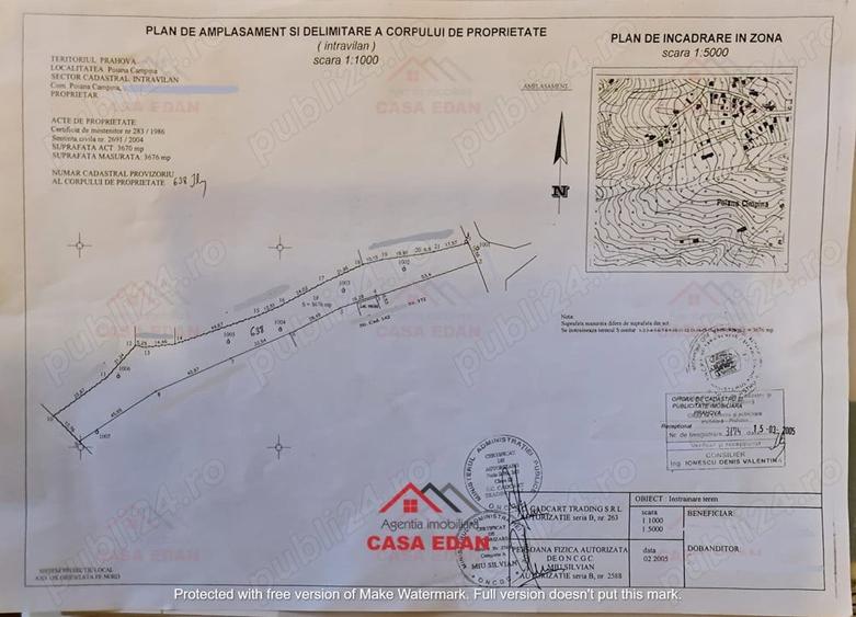 Teren intravilan in Poiana Campina --3676 mp--8e - 7