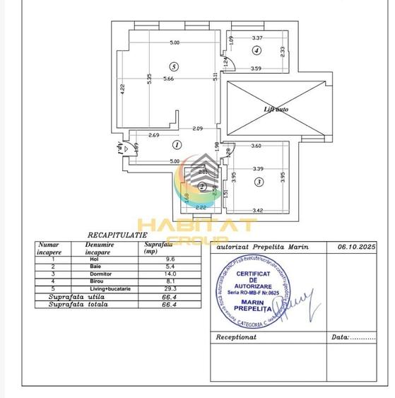 Apartament cu 3 camere decomandat în Berceni