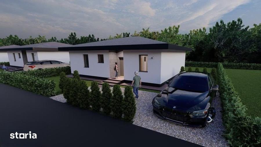 Casă cu 2 camere cu Teren 530 Mp în Recea