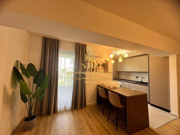 Apartament cu 2 camere nedecomandat, mobilat în Doamna Ghica