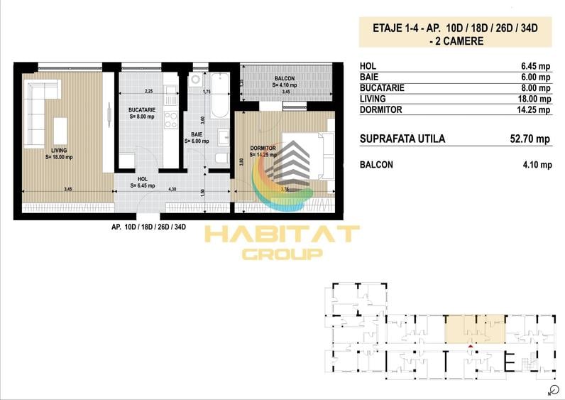 Apartament 2 camere / 58 mp / Grand Arena - 5
