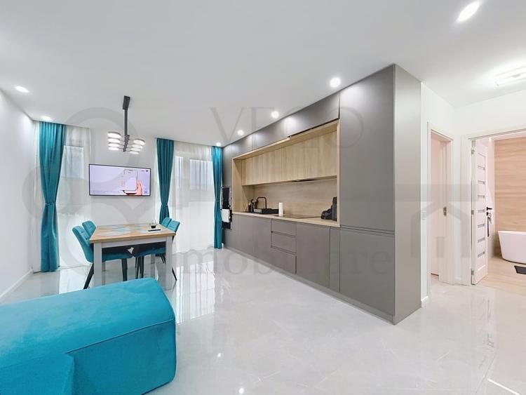 Apartament cu 2 camere semidecomandat, mobilat în Iris