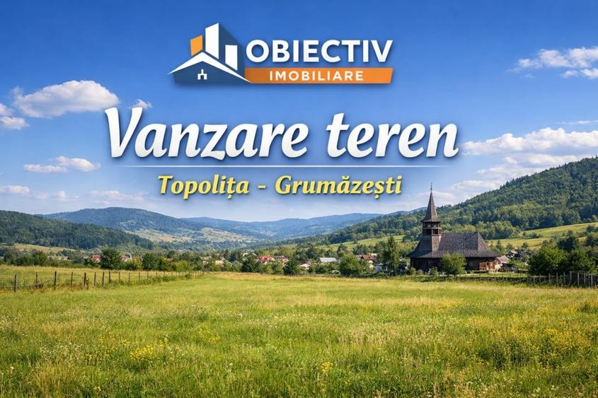 Teren intravilan de 9324 mp, în Topolița