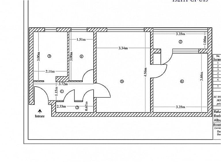 Apartament 2 camere-50 mp-Podu Ros-etaj intermediar - 1