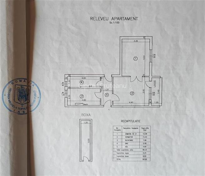 Apartament 2 camere Centru - Cuza Voda