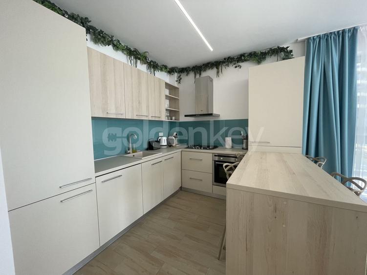 Apartament cu 2 camere semidecomandat, mobilat în Nord