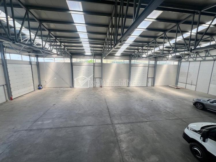Hala industriala 670mp, birouri, rampe TIR, 5 usi sectionale, nod A3 Gilau - 1