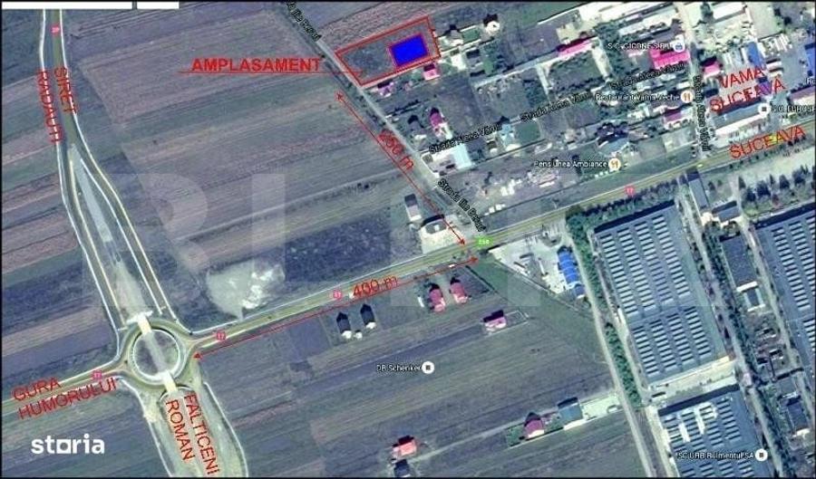 Teren cu autorizatie de constructie, 6500 mp teren, 1000 mp fundatie c - 1