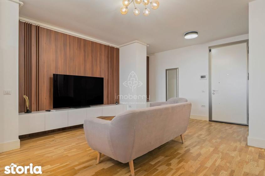 Apartament cu 2 camere semidecomandat, mobilat în Tei