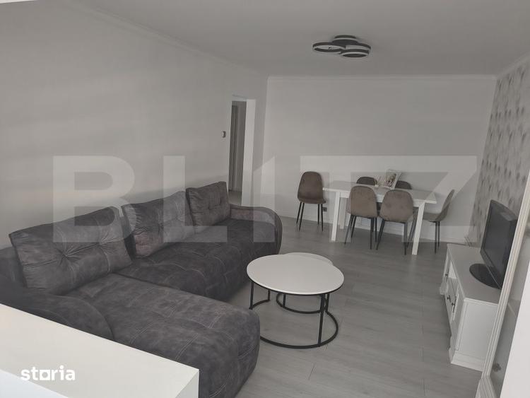 Apartament modern 3 camere, 72 mp, 2 balcoane, etaj 3 zona 1 Mai - 4