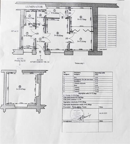 Apartament cu 2 camere nedecomandat în Ultracentral
