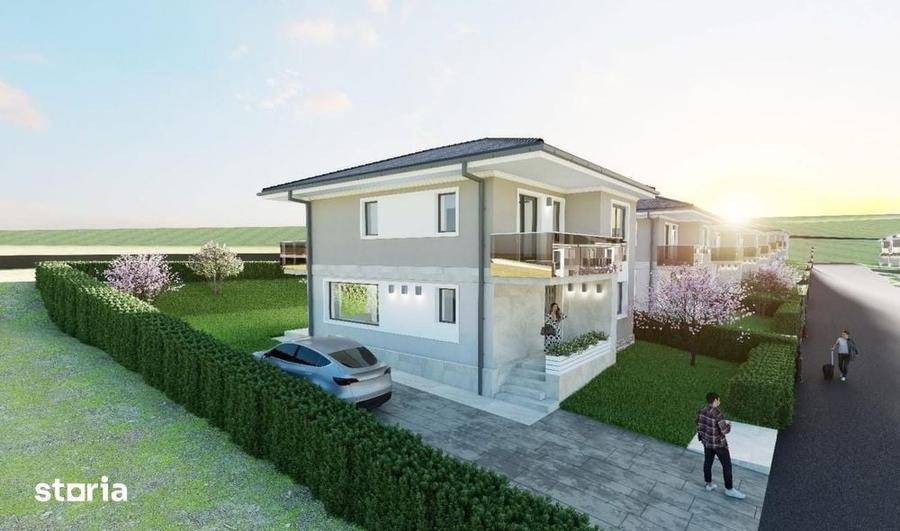 Casă cu 4 camere cu Teren 500 Mp în Chinteni