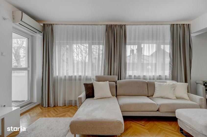 Apartament cu 3 camere, mobilat în Dorobanți