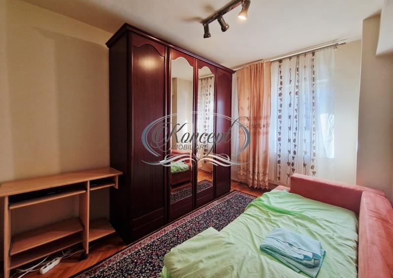 Apartament cu 3 camere decomandat, mobilat în Mănăștur