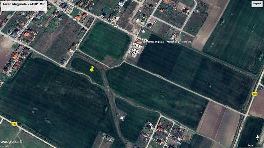 Teren Construcții intravilan de 24581 mp, în Nord