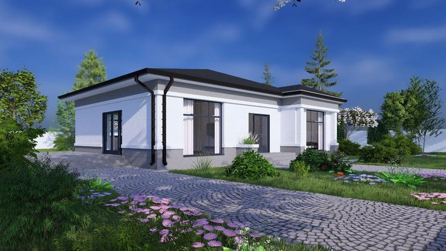 Casă cu 3 camere în Tomești