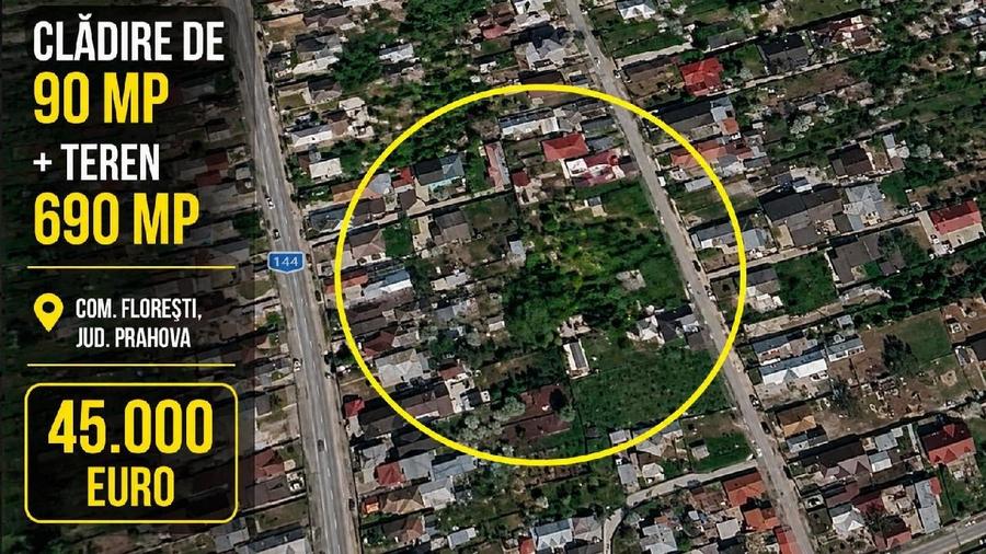 Casă individuală cu 3 camere în Florești