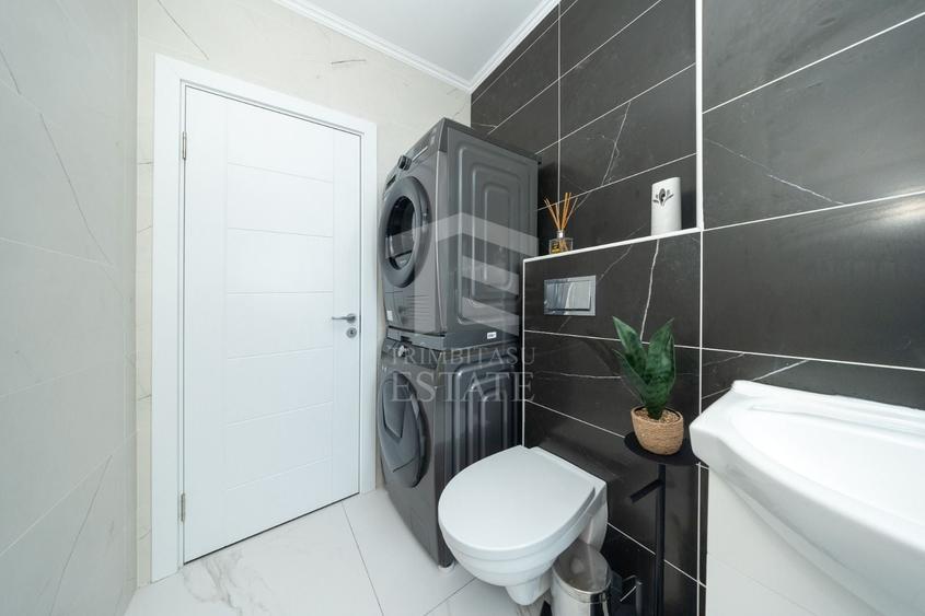Apartament cu 2 camere decomandat, mobilat în Sânpetru