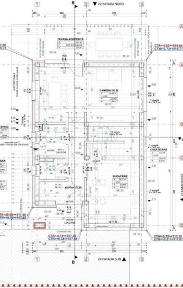Casă cu 5 camere cu Teren 702 Mp în Chinteni