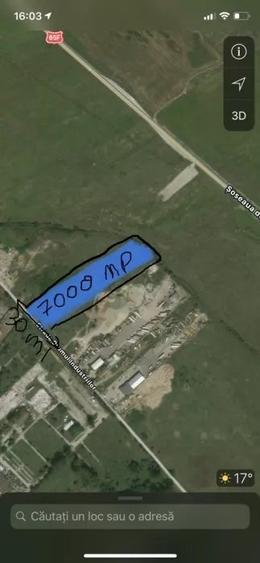 Teren Construcții extravilan de 7000 mp, în Cernele