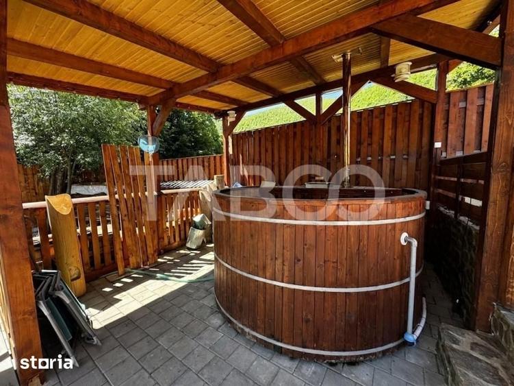 Casa de vis la munte 7 camere 5 bai ciubar teren 558 mp Rasinari Sibiu - 15