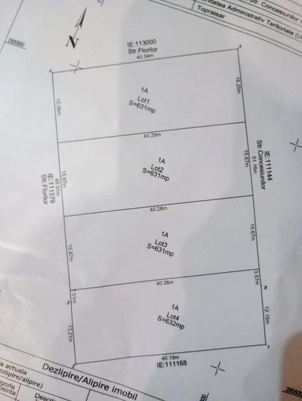 Teren de 2525 mp, în Topraisar