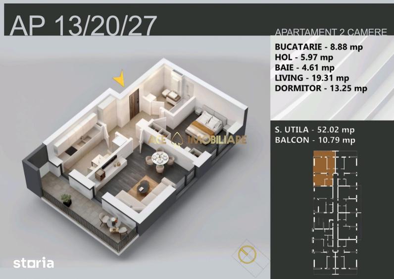 Apartament cu 2 camere în Theodor Pallady — fotografia 3