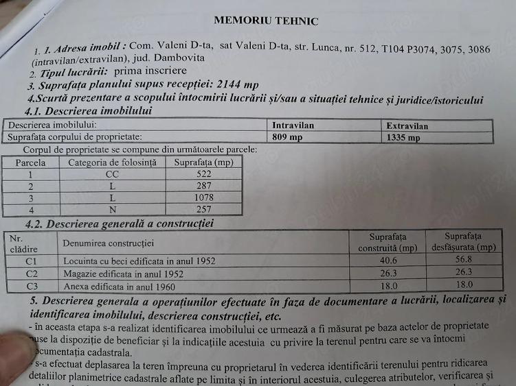Casă cu Teren 2144 Mp în Văleni-Dâmbovița