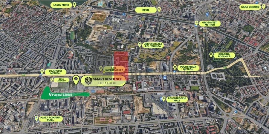 Apartament cu 2 camere decomandat în Lujerului