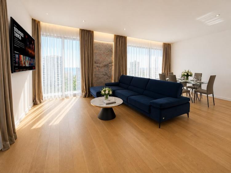 Apartament cu 4 camere semidecomandat în Herăstrău