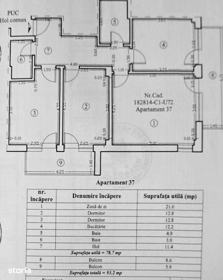 Apartament cu 3 camere în Tractorul