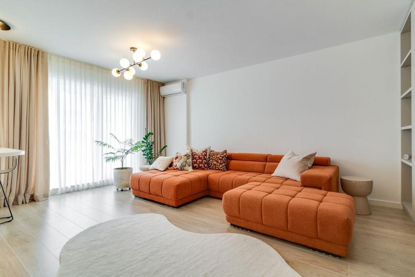 Apartament cu 3 camere decomandat, mobilat în Mogoșoaia