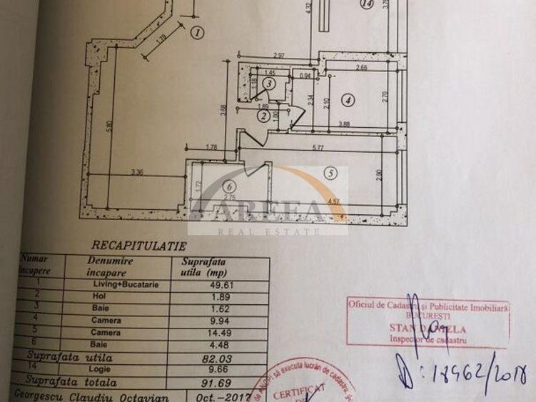 Apartament cu 3 camere în Băneasa