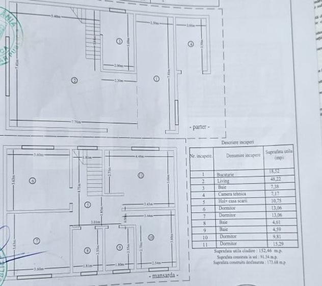 Casă individuală cu 5 camere cu Teren 500 Mp în Mărișel