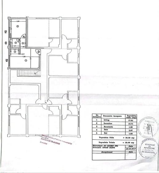 Apartament cu 2 camere semidecomandat în Berceni