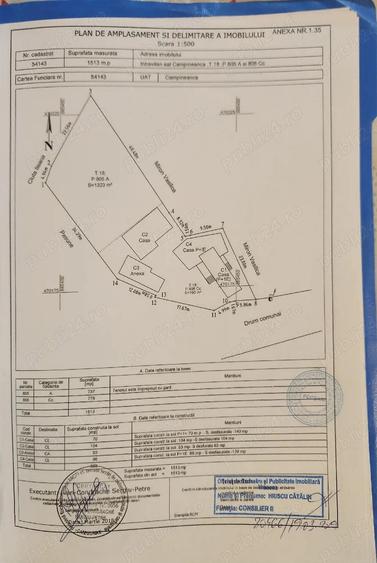 Casă cu Teren 1560 Mp în Câmpineanca