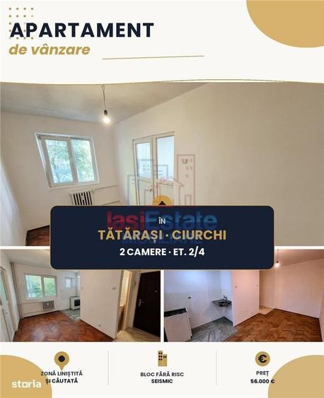 Apartament cu 2 camere în Tudor Vladimirescu