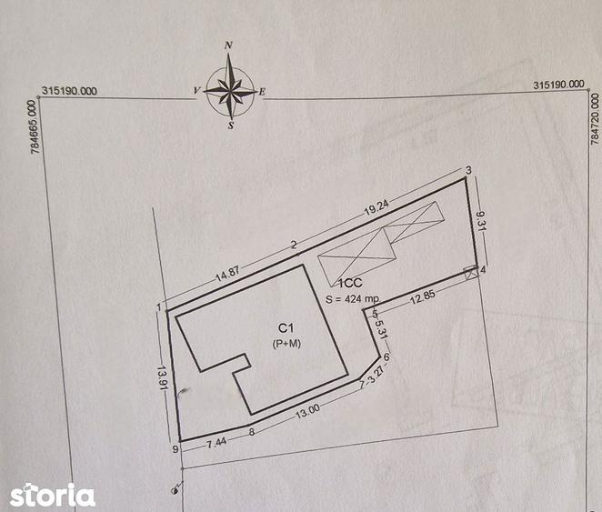 Casă cu 6 camere cu Teren 425 Mp în Lumina
