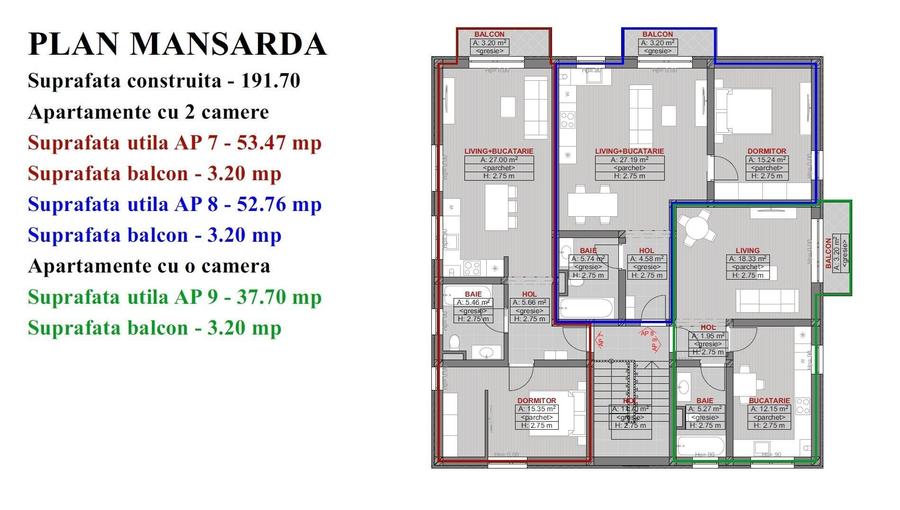 Apartament cu 2 camere decomandat în Girocului