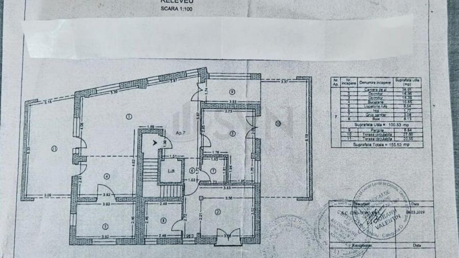 Apartament cu 3 camere decomandat, mobilat în Nord