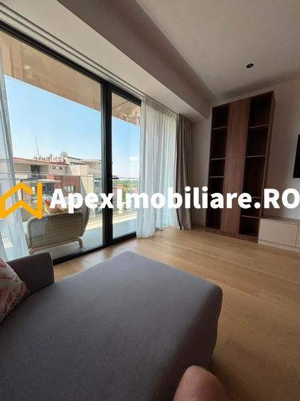 Apartament cu 2 camere decomandat, mobilat în Herăstrău