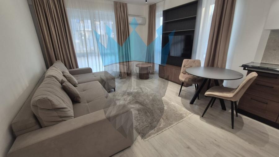 Apartament cu 2 camere semidecomandat, mobilat în Otopeni